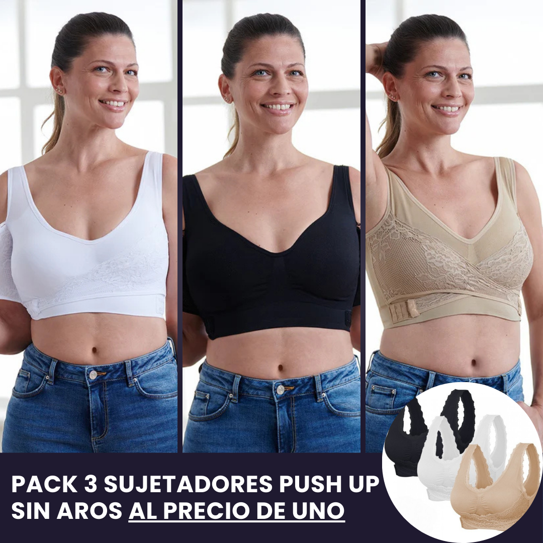 Pack 3x1 LiftBra™ | Sujeción y Comodidad Sin Costuras